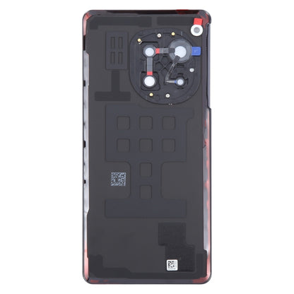 Pour OnePlus Ace 3 PJE110 Cache arrière de batterie en verre d'origine avec objectif d'appareil photo