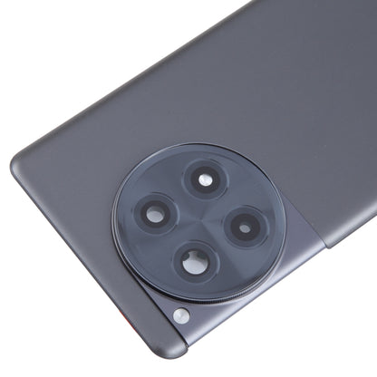 Pour OnePlus Ace 3 PJE110 Cache arrière de batterie en verre d'origine avec objectif d'appareil photo