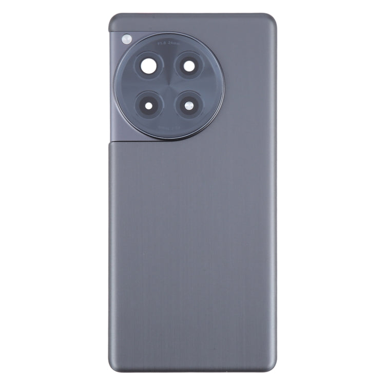 Pour OnePlus 12R CPH2609 CPH2585 Couvercle arrière de batterie en verre d'origine avec objectif d'appareil photo