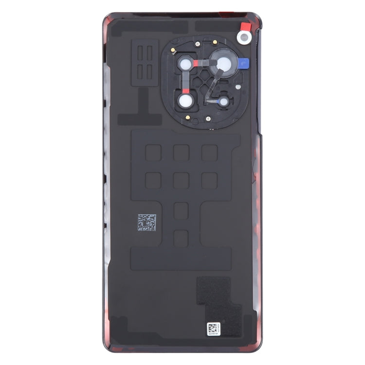 Pour OnePlus 12R CPH2609 CPH2585 Couvercle arrière de batterie en verre d'origine avec objectif d'appareil photo