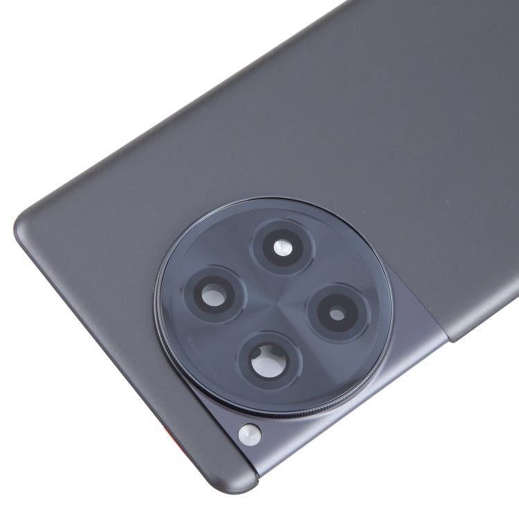 Pour OnePlus 12R CPH2609 CPH2585 Couvercle arrière de batterie en verre d'origine avec objectif d'appareil photo