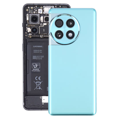 Pour OnePlus Ace 2 Pro PJA110 Cache arrière de batterie en verre d'origine avec objectif d'appareil photo
