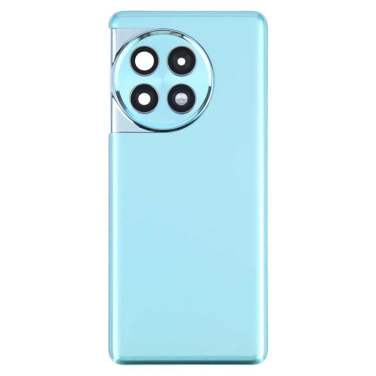 Pour OnePlus Ace 2 Pro PJA110 Cache arrière de batterie en verre d'origine avec objectif d'appareil photo