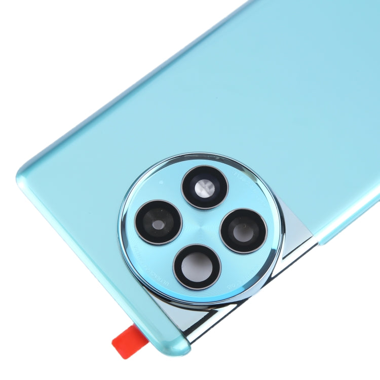 Pour OnePlus Ace 2 Pro PJA110 Cache arrière de batterie en verre d'origine avec objectif d'appareil photo
