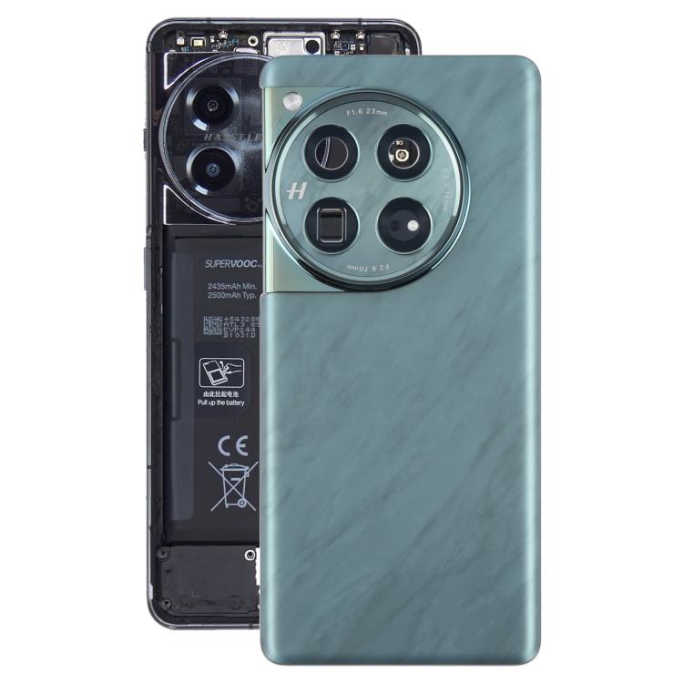 Pour OnePlus 12 PJD110 CPH2573 CPH2581 Couvercle arrière de batterie en verre d'origine avec objectif d'appareil photo
