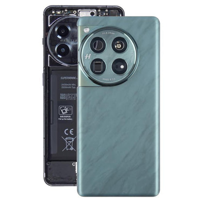 Pour OnePlus 12 PJD110 CPH2573 CPH2581 Couvercle arrière de batterie en verre d'origine avec objectif d'appareil photo