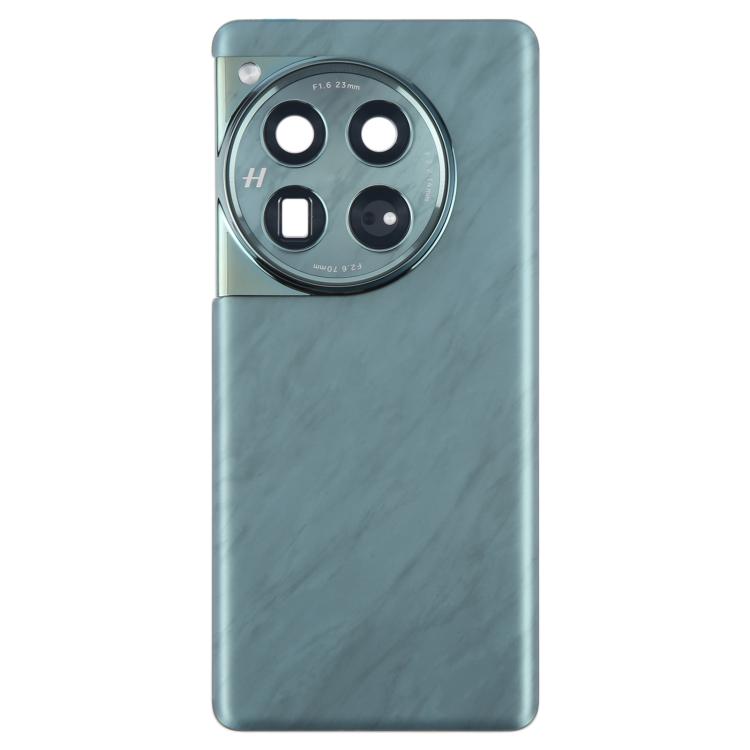 Pour OnePlus 12 PJD110 CPH2573 CPH2581 Couvercle arrière de batterie en verre d'origine avec objectif d'appareil photo