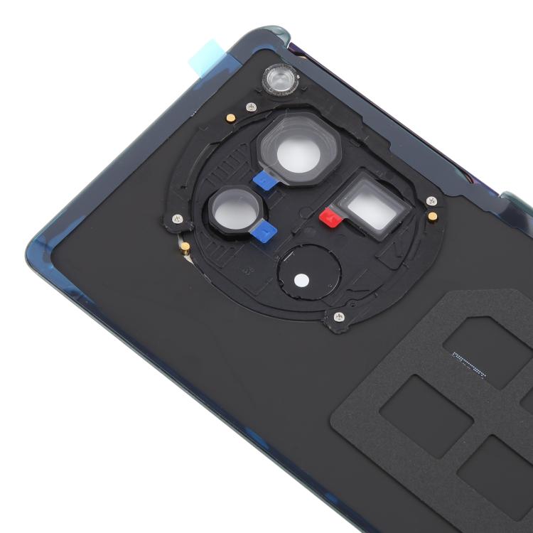 Pour OnePlus 12 PJD110 CPH2573 CPH2581 Couvercle arrière de batterie en verre d'origine avec objectif d'appareil photo