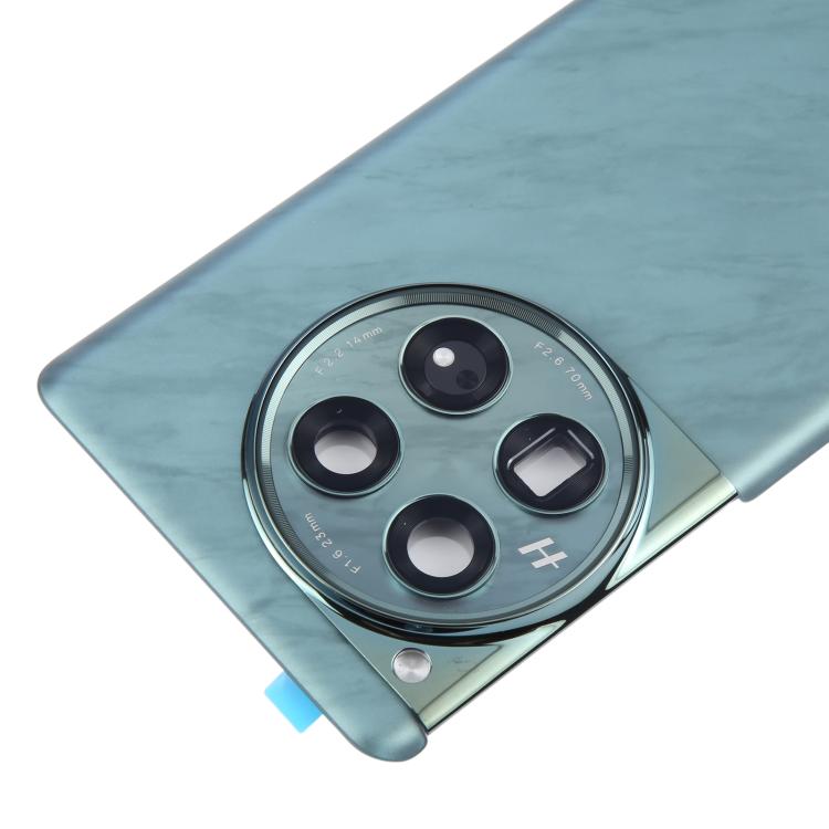 Pour OnePlus 12 PJD110 CPH2573 CPH2581 Couvercle arrière de batterie en verre d'origine avec objectif d'appareil photo