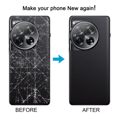 Pour OnePlus 12 PJD110 CPH2573 CPH2581 Couvercle arrière de batterie en verre d'origine avec objectif d'appareil photo