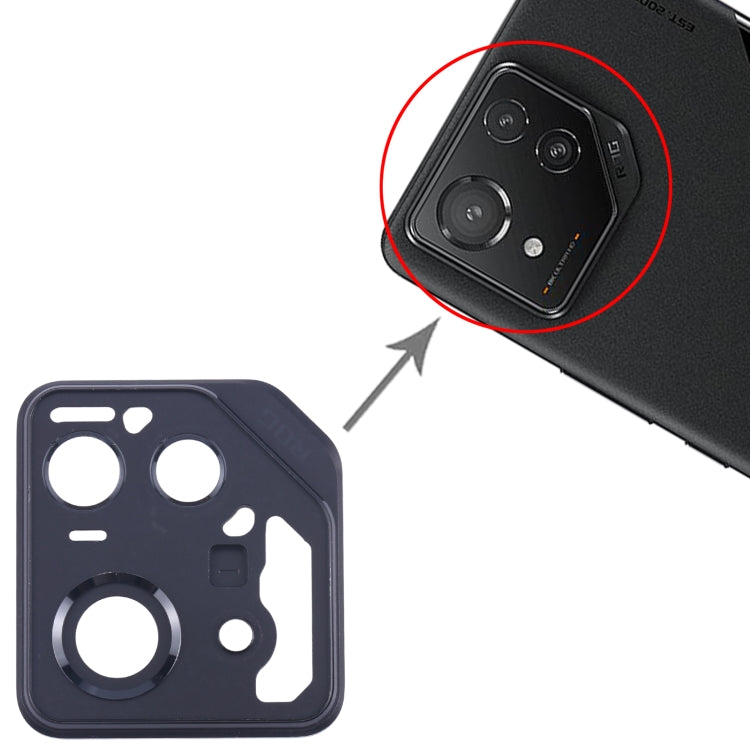 Pour Asus ROG Phone 8 Pro AI2401 AI2401_A Cadre de caméra arrière d'origine