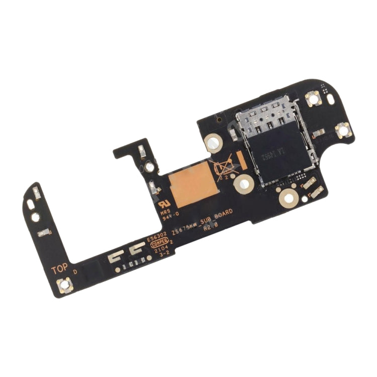 Carte de lecteur de carte SIM pour smartphone Asus pour Snapdragon Insiders ZS675KW