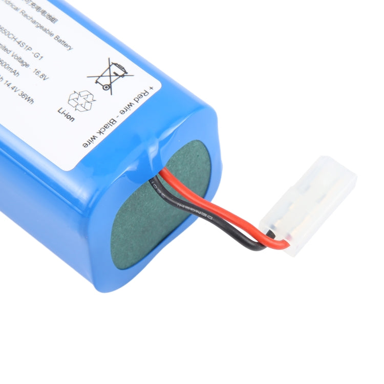 Batterie de remplacement pour balayeuse d'origine 2500mAh 14.4V 36Wh H18650CH-4S1P pour Xiaomi MIJIA G1