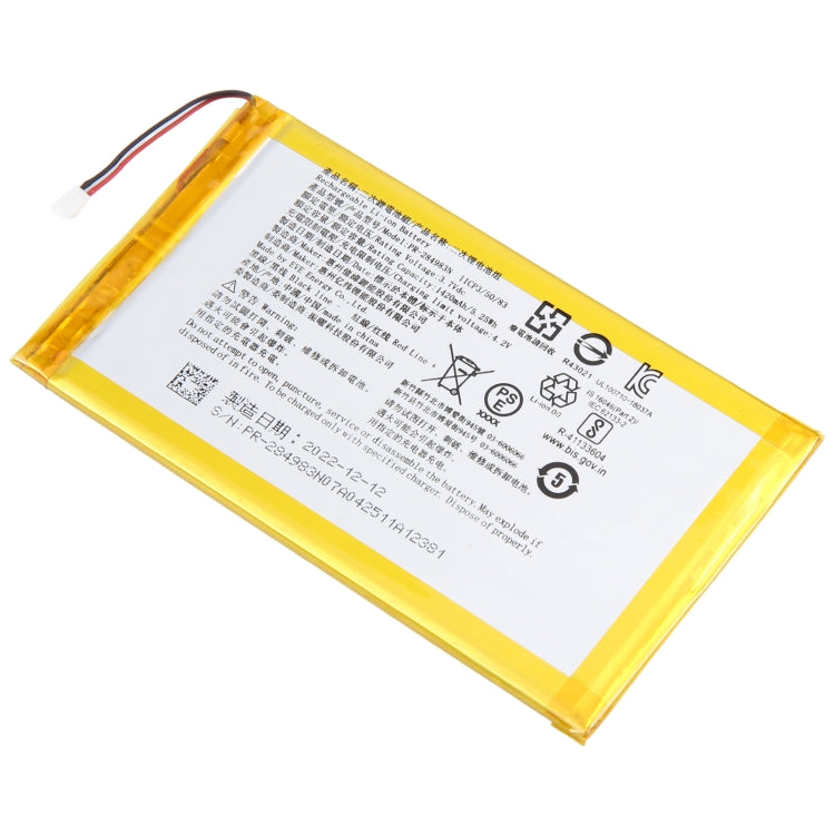 Batterie de remplacement 1420mAh PR-285083 PR-284983N pour Kobo Glo HD Tolino / Clara HD E-book Accumulateur 2 fils