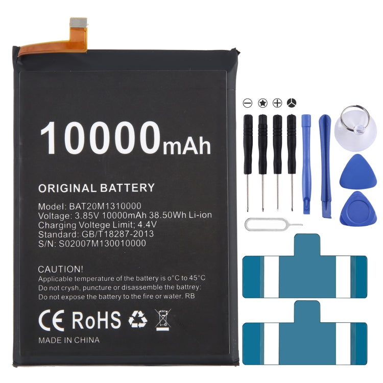 Batterie de remplacement 10000mAh BAT20M1310000 pour DOOGEE S88 / S88 Pro