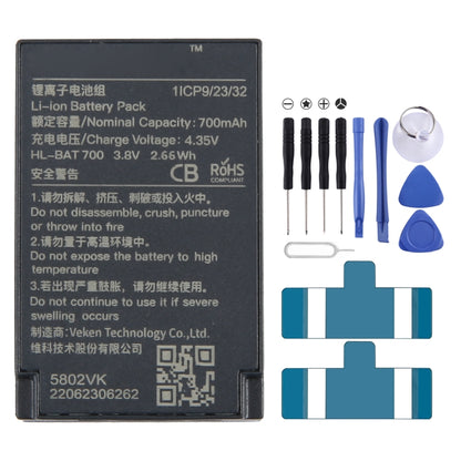 Batterie de remplacement 700mAh HL-BAT700 pour Veken HOLLYVIEW