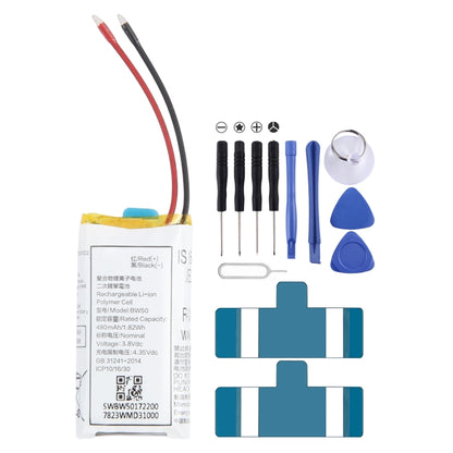 Batterie de remplacement pour écouteurs Bluetooth BW50 480 mAh pour Xiaomi 3 Pro