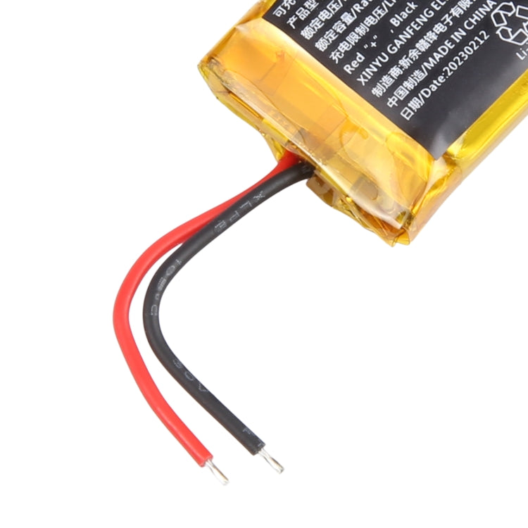 Batterie de remplacement 3,8 V 300 mAh 631728A, soudage à deux fils