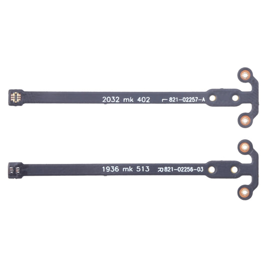Pour AirPods Pro A2083 A2084 1 paire de câbles flexibles de connexion de charge de boîtier d'écouteurs gauche/droite