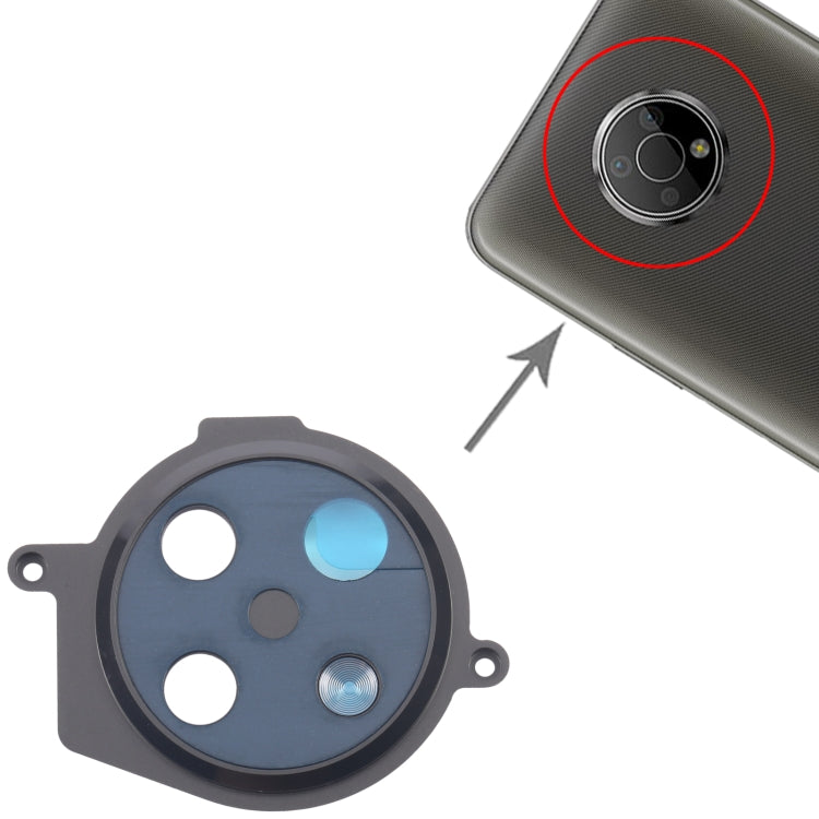 Cadre de caméra arrière d'origine pour Nokia G300