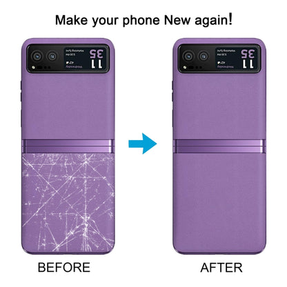 Pour Motorola Razr 40 Couvercle arrière de la batterie de la partie inférieure d'origine
