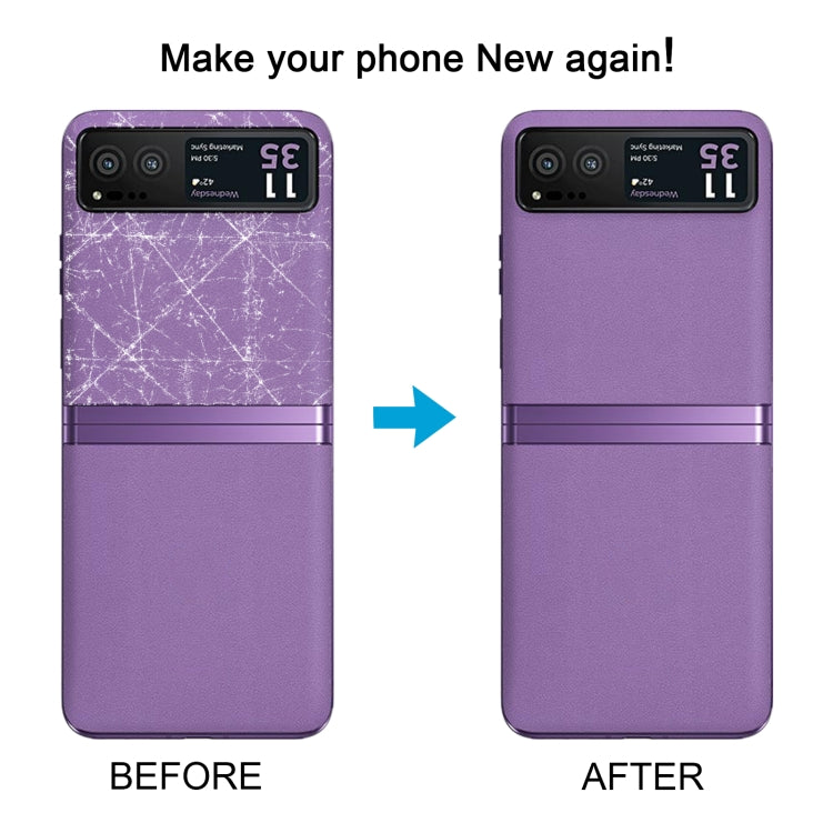 Pour Motorola Razr 40 Couvercle arrière de la batterie de la partie supérieure d'origine