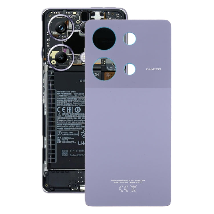 Pour Xiaomi Poco M6 Pro 4G Cache arrière de batterie d'origine