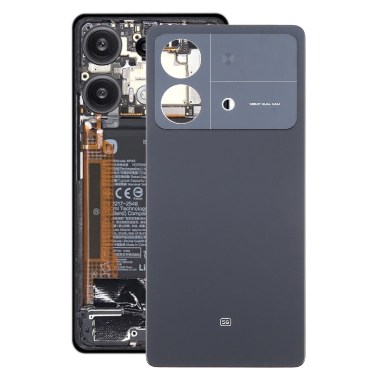 Pour Xiaomi Poco X6 Neo Cache arrière de batterie d'origine