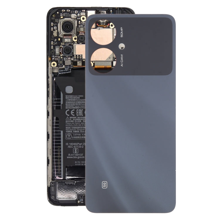 Pour Xiaomi Poco M6 5G Cache arrière de batterie d'origine