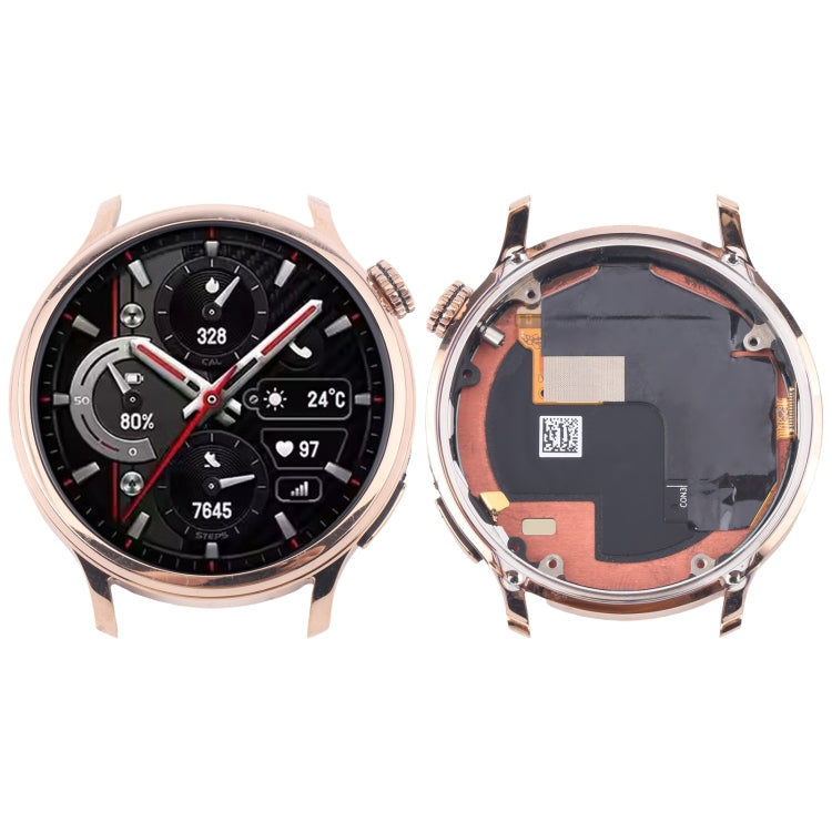 Pour Honor Watch 4 Pro Écran LCD d'origine et numériseur Assemblage complet avec cadre
