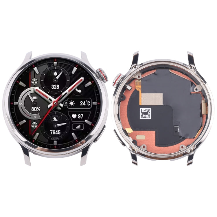 Pour Honor Watch 4 Pro Écran LCD d'origine et numériseur Assemblage complet avec cadre
