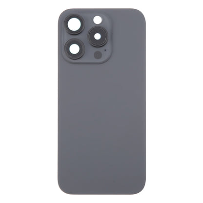 Pour iPhone 16 Pro Coque arrière de batterie en verre d'origine avec couvercle d'objectif d'appareil photo + aimant MagSafe