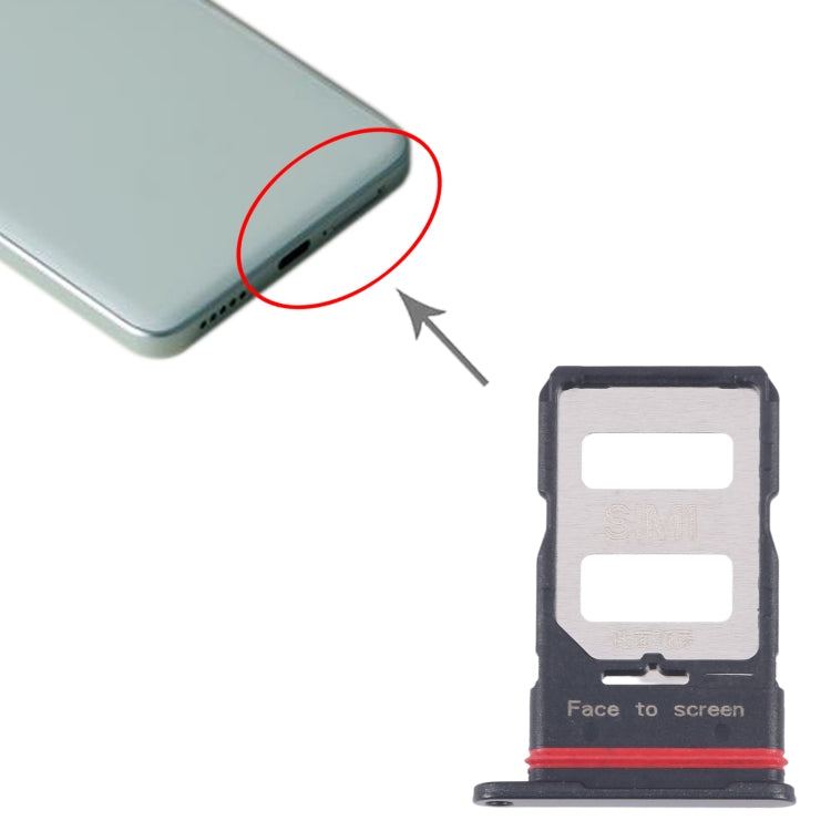 Pour Xiaomi Redmi K70E Tiroir de carte SIM d'origine + Tiroir de carte SIM