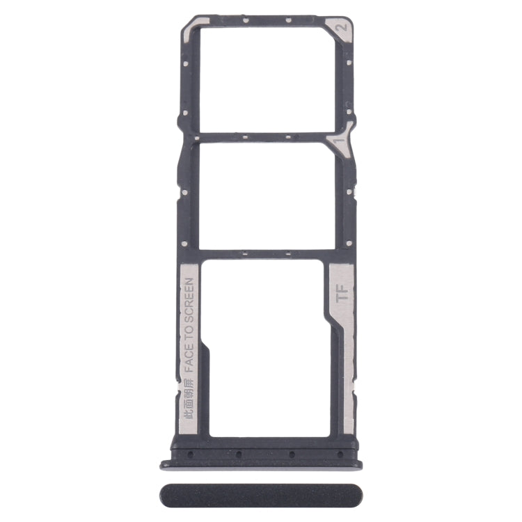 Pour Xiaomi Poco M6 Tiroir de carte SIM d'origine + Tiroir de carte SIM + Tiroir de carte Micro SD
