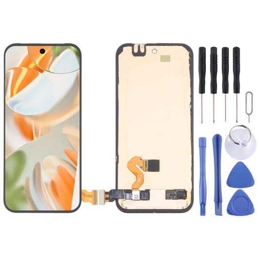 Pour Google Pixel 9 Pro GR83Y GEC77 Original OLED Matériau LCD Écran Numériseur Assemblage Complet avec Cadre