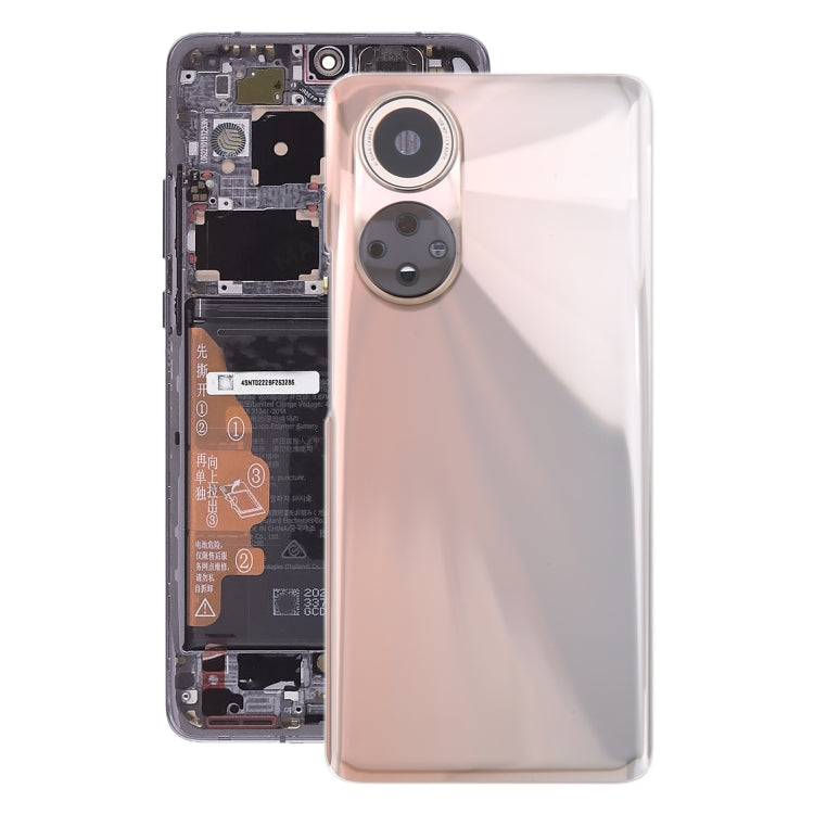 Pour Honor 50 Cache arrière de la batterie avec objectif de l'appareil photo