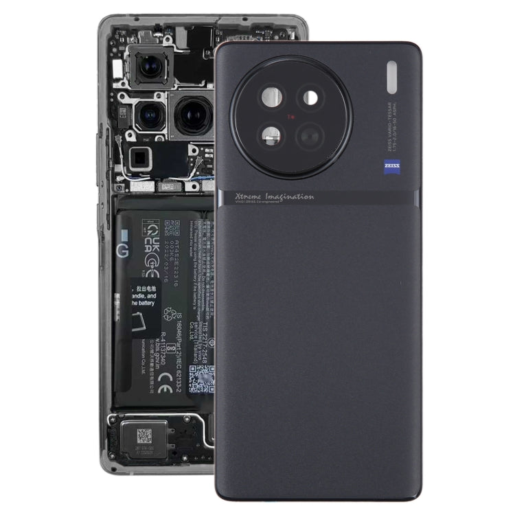 Pour vivo X90 Cache arrière de la batterie avec cache de l'objectif de l'appareil photo