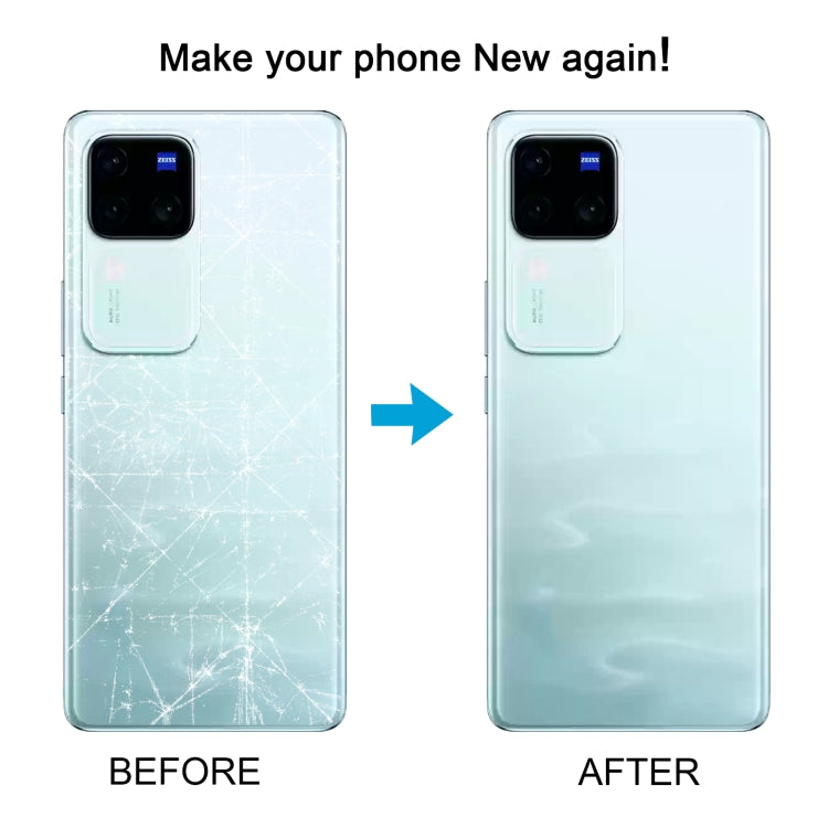 Pour vivo V30 Pro Cache arrière de la batterie avec cache de l'objectif de l'appareil photo