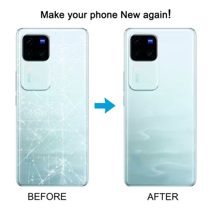 Pour vivo V30 Pro Cache arrière de la batterie avec cache de l'objectif de l'appareil photo