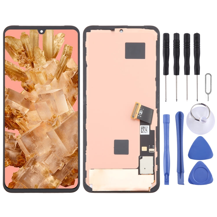 Pour Google Pixel 8 GKWS6 G9BQD OLED LCD Écran Numériseur Assemblage Complet avec Cadre
