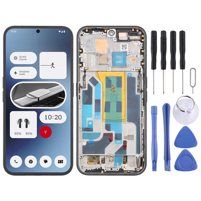 Pour Nothing Phone (2A) A142 5G Original AMOLED LCD Écran Numériseur Assemblage Complet avec Cadre