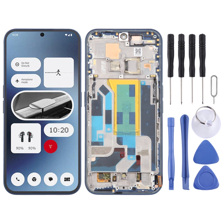Pour Nothing Phone (2A) A142 5G Original AMOLED LCD Écran Numériseur Assemblage Complet avec Cadre