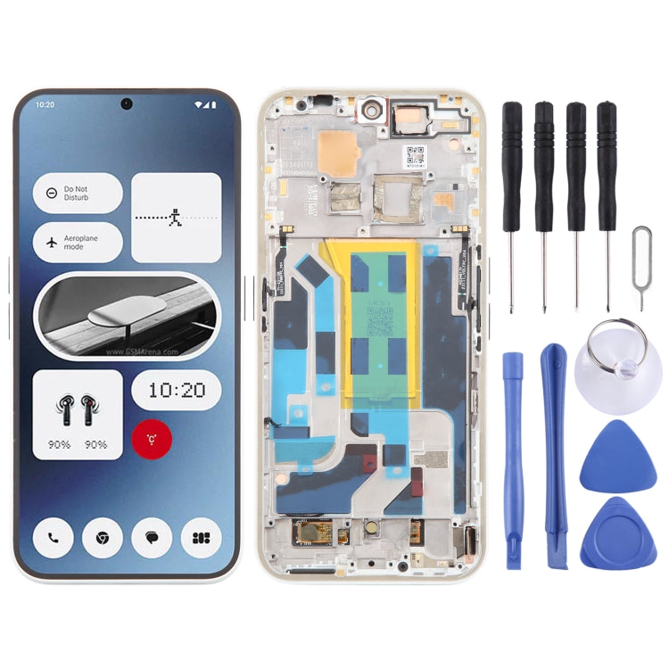 Pour Nothing Phone (2A) A142 5G Original AMOLED LCD Écran Numériseur Assemblage Complet avec Cadre