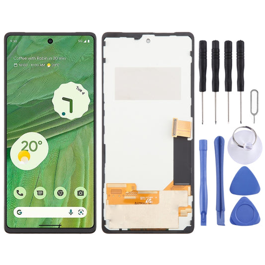 Pour Google Pixel 7 GVU6C GQML3 GO3Z5 Écran LCD TFT numériseur assemblage complet, ne prenant pas en charge l'identification des empreintes digitales