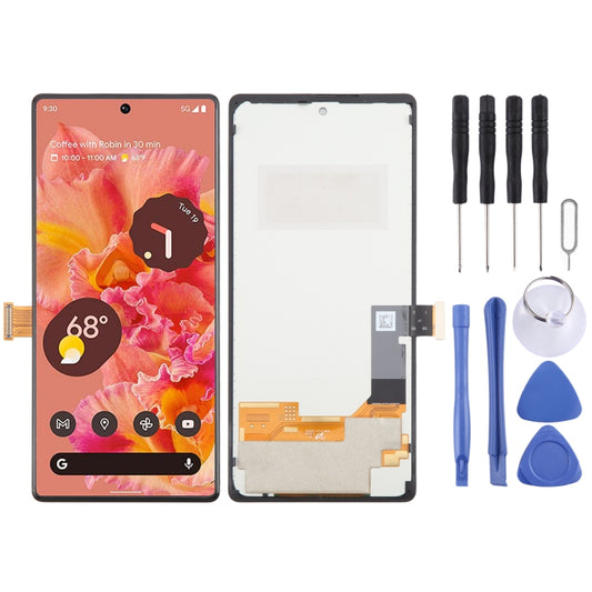 Pour Google Pixel 6 GB7N6 G9S9B16 G9S9B Écran LCD TFT numériseur assemblage complet, ne prenant pas en charge l'identification des empreintes digitales
