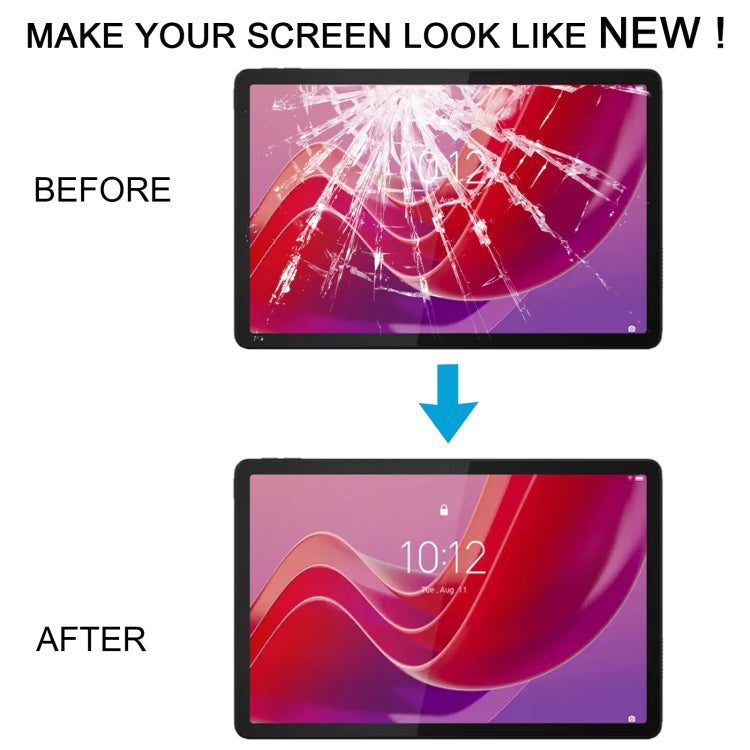 Pour Lenovo Tab M11 TB330FU TB331FC / Xiaoxin Pad 2024 11 pouces Écran avant Lentille extérieure en verre avec adhésif optiquement transparent OCA