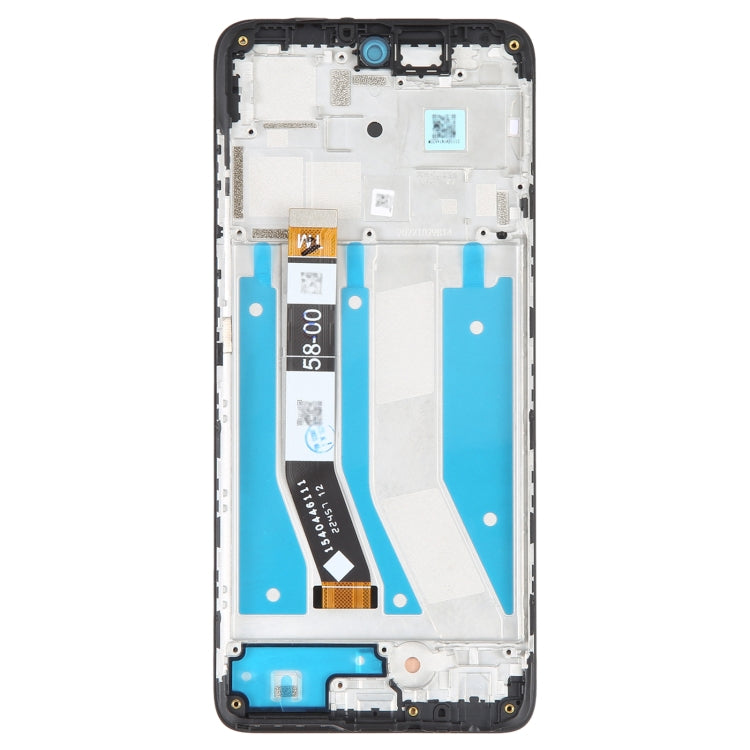 Pour Motorola Moto G73 OEM Écran LCD Numériseur Assemblage complet avec cadre