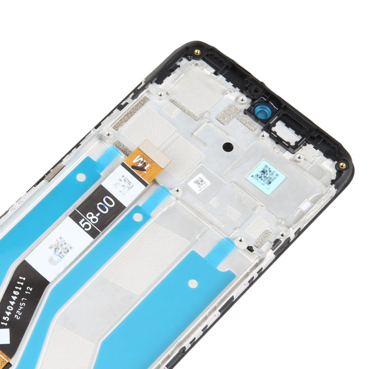 Pour Motorola Moto G73 OEM Écran LCD Numériseur Assemblage complet avec cadre