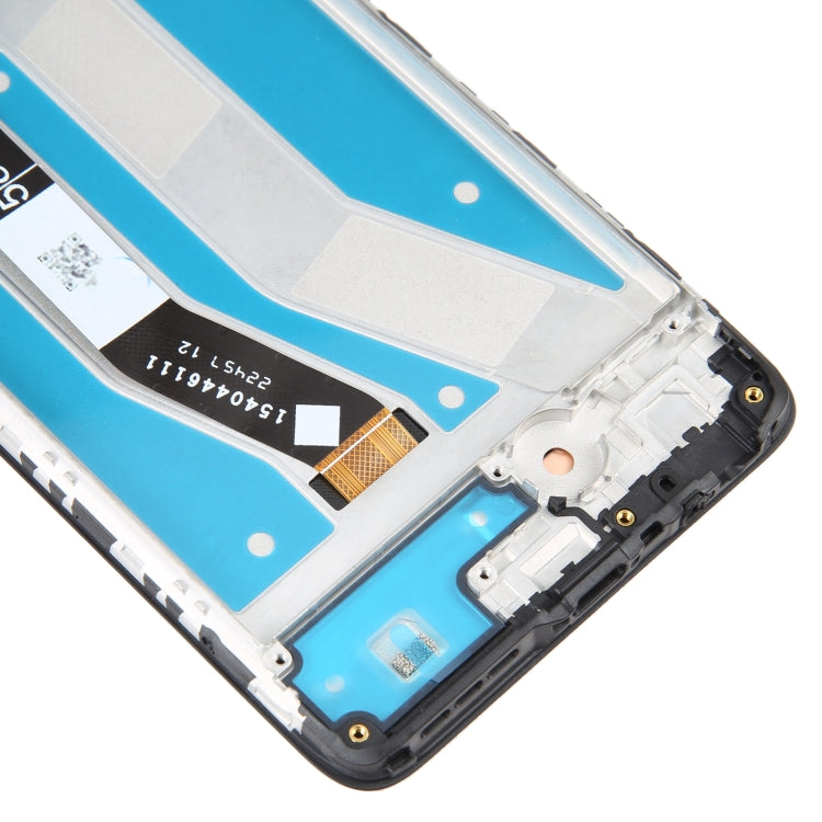 Pour Motorola Moto G73 OEM Écran LCD Numériseur Assemblage complet avec cadre