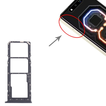 Pour Infinix Smart 8 Plus X6526 Plateau de carte SIM + Plateau de carte SIM + Plateau de carte Micro SD